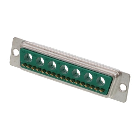 Molex Fct Mixed Layout D-Sub Connector, Male, Straight, Solder Cup, Gold Plating 1731070069